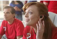 Woman with Earbuds Running